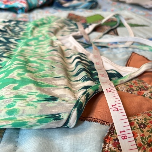 Athleta Crossback Blousy Printed Tankini Top - Picture 10 of 11